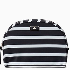 🆕 Kate Spade Dawn Sailing Stripe Cosmetic Bag
